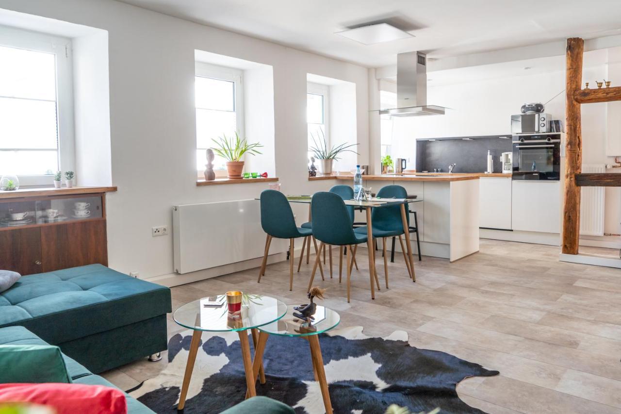 Moderne Altstadt-Ferienwohnung Hammelburg Kültér fotó